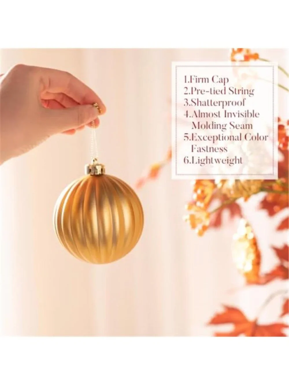 50ct Fall Tree Decorations Ornaments for Home
